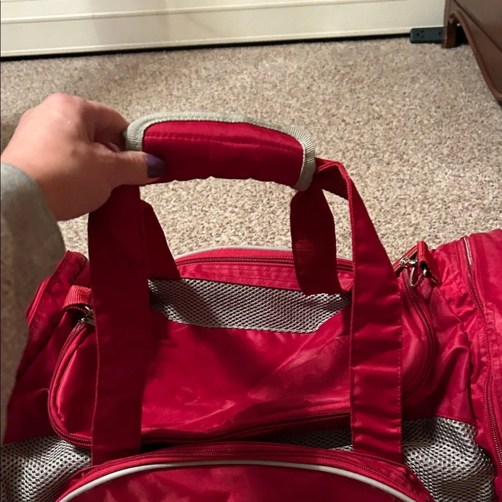 PLAYBOY Golf Red Duffel Bag